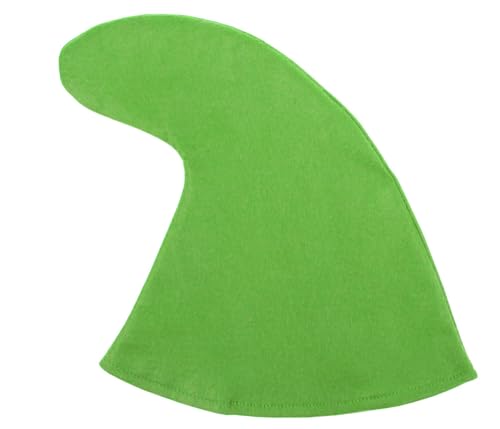PartyMagix Witzige Zwergenmütze für Erwachsene – Lustiges Karneval Accessoire für Männer & Frauen – Zwerg Kostüm Mütze (Grün) von PartyMagix