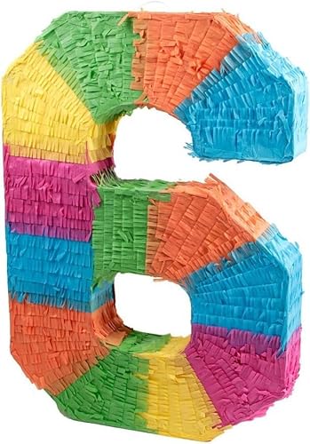 Zahlen Schlag-Pinatas Geburtstag Piñata zum Befüllen Event Zahlen Hochzeit Jubiläum Partydeko Dekoration Geburtstagsdeko (Pinata Zahl 5) (Pinata Zahl 6) Zahlen Schlag-Pinatas Geburtstag Piñata zum Befüllen Event Zahlen Hochzeit Jubiläum Partydeko Dekoration Geburtstagsdeko (Pinata Zahl 5) (Pinata Zahl 6) von PartyMagix