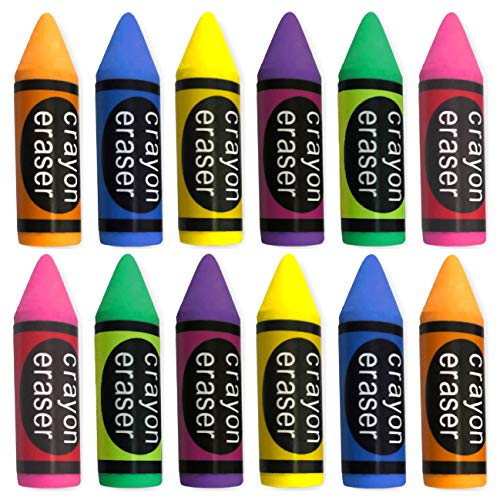 PartyPack 12x Kinder Radiergummis im Stiftform, Ideal zum Schulanfang, perfektes Mitgebsel, Kindergeburtstag Gastgeschenke, Radierer Partygeschenke PartyPack 12x Kinder Radiergummis im Stiftform, Ideal zum Schulanfang, perfektes Mitgebsel, Kindergeburtstag Gastgeschenke, Radierer Partygeschenke von PartyPack