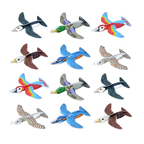 PartyPackTM Partypaket 12 x Styropor-Fliegen / Vogelgleiter / Kindergeburtstagsspiele / für Jungen und Mädchen / Mitgebsel / Geschenk / Styropor-Flieger / Segelflugzeug-Vögel / Outdoor-Spielpaket PartyPackTM Partypaket 12 x Styropor-Fliegen / Vogelgleiter / Kindergeburtstagsspiele / für Jungen und Mädchen / Mitgebsel / Geschenk / Styropor-Flieger / Segelflugzeug-Vögel / Outdoor-Spielpaket von PartyPackTM