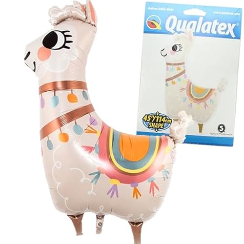 XXL-Folienballon * LAMA * als Deko für Geburtstag und Party | 114cm groß, für Luft und Hellium | Kinder Kindergeburtstag Partydeko Luftballons Ballons Zoo Alpaka Tiere XXL-Folienballon * LAMA * als Deko für Geburtstag und Party | 114cm groß, für Luft und Hellium | Kinder Kindergeburtstag Partydeko Luftballons Ballons Zoo Alpaka Tiere von PartyPal