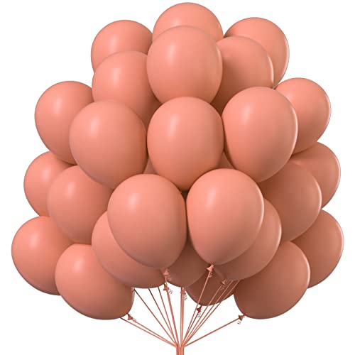 PartyWoo Luftballons Rosa Retro, 50 Stück 10 Zoll Ballons Dunkelrosa, Luftballons Matt, Latexballons, Luftballons für Geburtstagsdeko, Babyparty Deko, Hochzeitsdeko, Taufe Deko, Partydeko von PartyWoo