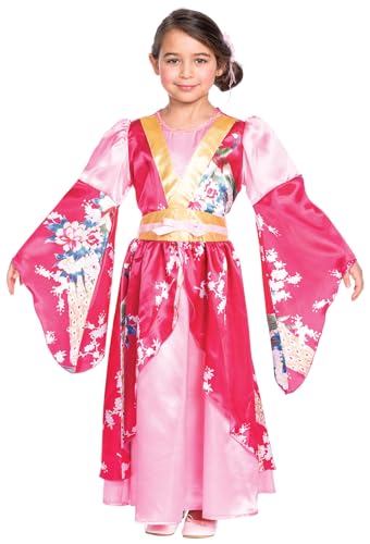 PartyXPeople Asiatische Prinzessin Kinderkostüm Geisha Kimono Chinesin Fernöstliche Verkleidung Kirschblüten Kostüm pink-rosa 12523-116 PartyXPeople Asiatische Prinzessin Kinderkostüm Geisha Kimono Chinesin Fernöstliche Verkleidung Kirschblüten Kostüm pink-rosa 12523-116 von PartyXPeople