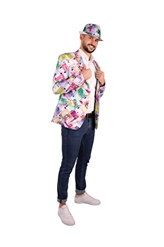 PartyXPeople Euro Jacke | Gr. 48-58 I Witziges Design I Geeignet für Karneval, Mottpartys, Feten und Festivals PartyXPeople Euro Jacke | Gr. 48-58 I Witziges Design I Geeignet für Karneval, Mottpartys, Feten und Festivals von PartyXPeople