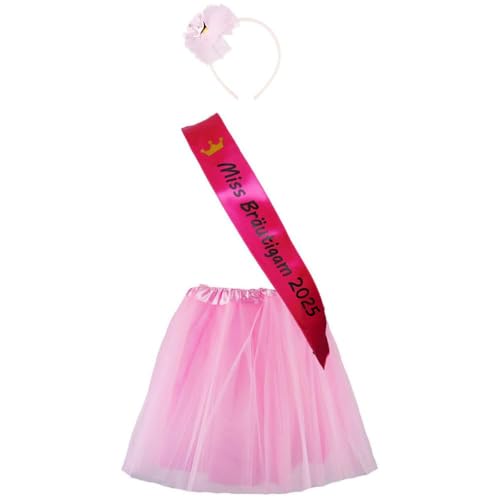 Partybob Männer JGA Kostüm „Miss Bräutigam 2025" von Partybob