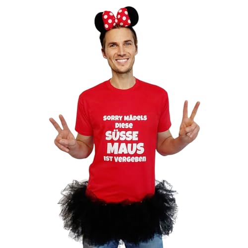 Partybob Männer JGA-Kostüm Maus – Bräutigam-Verkleidung Junggesellenabschied (M) von Partybob