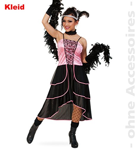Damen-Kostüm freches "SALOON GIRL" Kleid in schwarz/rosa Gr. 36-42 Damen-Kostüm freches "SALOON GIRL" Kleid in schwarz/rosa Gr. 36-42 von Partychic