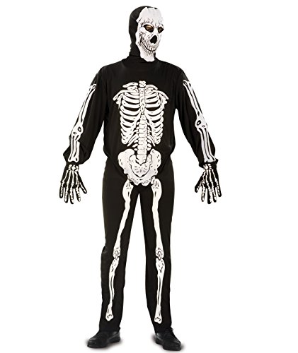 Partychimp 83-00218 - Skelett, S, schwarz von My Other Me