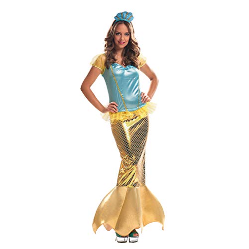 Partychimp 83-00799 200799 Sirenitas Meerjungfrau Kostüm für Damen, Kariert, Grun, M-L von My Other Me