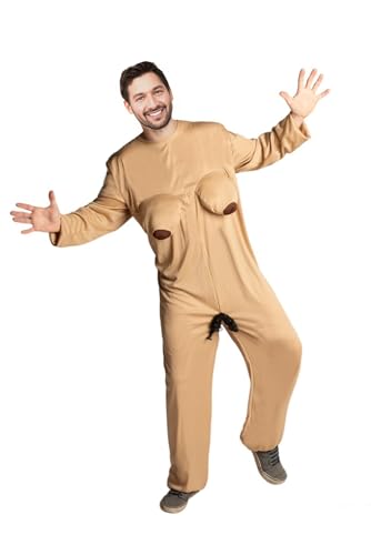 Partychimp Nackte Frauen Kostüm, JGA Outfit Lustiges Kostüm Erwachsene, Junggesellenabschied Männer Lustige, Witziges Outfit Herren, Adam und Eve Kostüm - Einheitsgröße Partychimp Nackte Frauen Kostüm, JGA Outfit Lustiges Kostüm Erwachsene, Junggesellenabschied Männer Lustige, Witziges Outfit Herren, Adam und Eve Kostüm - Einheitsgröße von Partychimp
