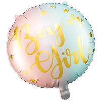 Folienballon Boy or Girl, Raumdekoration zur Gender Reveal Party, Ø 35cm Folienballon Boy or Girl, Raumdekoration zur Gender Reveal Party, Ø 35cm von Partydeco PL
