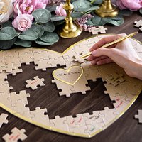 Gästebuch-Puzzle in Herzform, 85-teilig, 45cm x 35,5cm Gästebuch-Puzzle in Herzform, 85-teilig, 45cm x 35,5cm von Partydeco PL