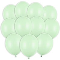 Hellgrüne Luftballons, extra stabil, 100 Stück, 23cm Hellgrüne Luftballons, extra stabil, 100 Stück, 23cm von Partydeco PL