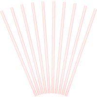 10 Papiertrinkhalme, rosa, 19,5cm 10 Papiertrinkhalme, rosa, 19,5cm von Partydeco