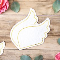 Flügelchen Servietten, 20er Pack, 10cm x 16cm Flügelchen Servietten, 20er Pack, 10cm x 16cm von Partydeco