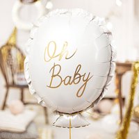 Folienballon "Oh Baby", 53cm x 37cm, heliumgeeignet Folienballon "Oh Baby", 53cm x 37cm, heliumgeeignet von Partydeco
