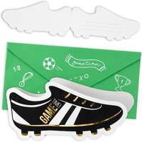 Fußballschuh Einladungen inkl. Umschläge, 6er Pack Fußballschuh Einladungen inkl. Umschläge, 6er Pack von Partydeco