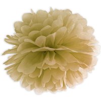 Goldener Papier-Pompom zum selbst Basteln, Ø 35cm Goldener Papier-Pompom zum selbst Basteln, Ø 35cm von Partydeco