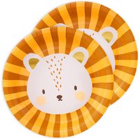 Kuchenteller "Kleiner Löwe" im 6er Pack, Ø 18cm Kuchenteller "Kleiner Löwe" im 6er Pack, Ø 18cm von Partydeco