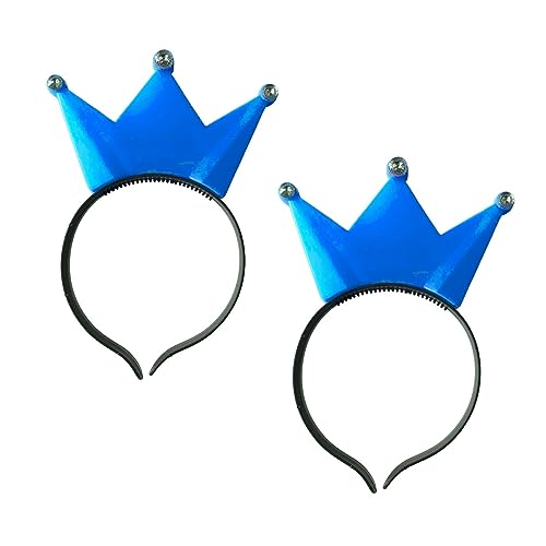 Partyknicklichter 2 LED Haarreifen mit Krone in BLAU für Geburtstag, Events, Konzert, Roland Kaiser Partyknicklichter 2 LED Haarreifen mit Krone in BLAU für Geburtstag, Events, Konzert, Roland Kaiser von Partyknicklichter