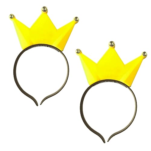 Partyknicklichter 2 LED Haarreifen mit Krone in GELB für Geburtstag, Events, Konzert, Roland Kaiser Partyknicklichter 2 LED Haarreifen mit Krone in GELB für Geburtstag, Events, Konzert, Roland Kaiser von Partyknicklichter