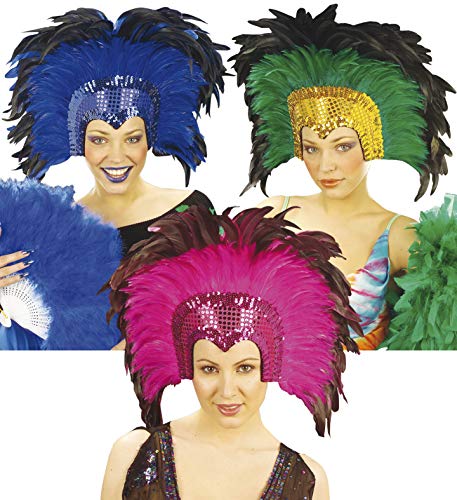 Partypackage Crazyhorse Feder Kopfschmuck blau/pink/grün Hut Fancy Dress Partypackage Crazyhorse Feder Kopfschmuck blau/pink/grün Hut Fancy Dress von Partypackage