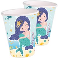 Becher Meerjungfrau, 8 St. von Partystrolche