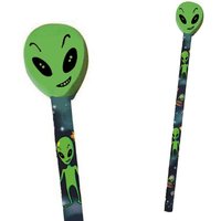 Bleistift mit Radierer Alien, 1 St. Bleistift mit Radierer Alien, 1 St. von Partystrolche