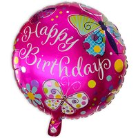 Folienballon Pink Schmetterling 1 Stk. Folienballon Pink Schmetterling 1 Stk. von Partystrolche