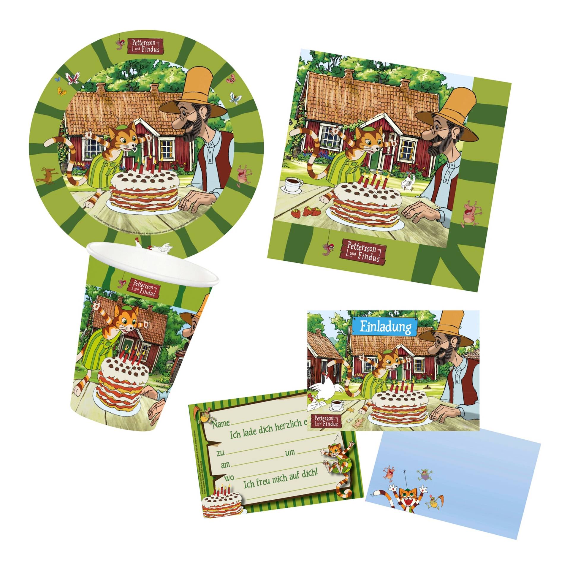 Partystrolche Partyset 44tlg. Partystrolche Partyset 44tlg. von Partystrolche