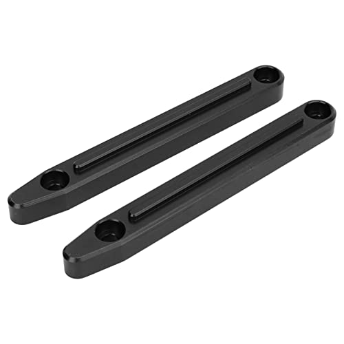 Pasamer RC-Auto-Metalldachschienen, Hochfeste Aluminium-Dachreling Verhindern Verformung, 1/7 RC-Auto Tragbar (Schwarz) von Pasamer