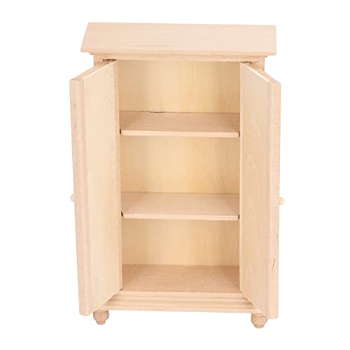 Puppenhaus-Kleiderschrank, Puppenhaus-Miniatur-Kleiderschrank aus Holz, Elegantes Weihnachtsfeier-Geburtstagsgeschenk für Sammler Puppenhaus-Kleiderschrank, Puppenhaus-Miniatur-Kleiderschrank aus Holz, Elegantes Weihnachtsfeier-Geburtstagsgeschenk für Sammler von Pasamer