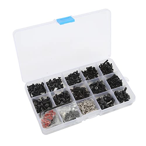 Schrauben-Sortiment Set, 522 Stück RC Schraubensatz mit Aufbewahrungsbox für 1/8 Schrauben-Sortiment Set, 522 Stück RC Schraubensatz mit Aufbewahrungsbox für 1/8 von Pasamer