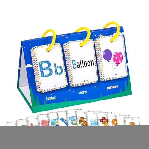 Alphabet Lernkarten, Buchstabenerkennung Lernkarten, Tragbares Lernspiel Für Fähigkeiten Entwicklung Kinder Haus Spielzeit Reise Schule Alter 3-8 Vorschüler Alphabet Lernkarten, Buchstabenerkennung Lernkarten, Tragbares Lernspiel Für Fähigkeiten Entwicklung Kinder Haus Spielzeit Reise Schule Alter 3-8 Vorschüler von Pasbuteiy