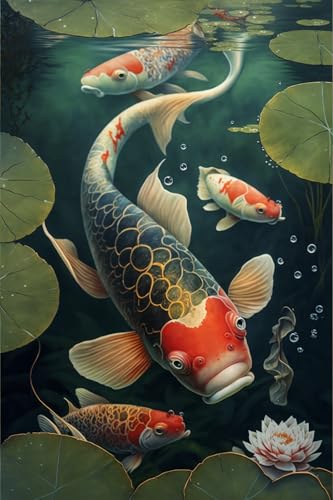 Puzzle für Erwachsene, 1000 Teile, Lotusholz, Koi Fish, herausforderndes Lernspielzeug, lustiges Familienspielzeug, kreatives Geschenk Puzzle für Erwachsene, 1000 Teile, Lotusholz, Koi Fish, herausforderndes Lernspielzeug, lustiges Familienspielzeug, kreatives Geschenk von Paskmiy