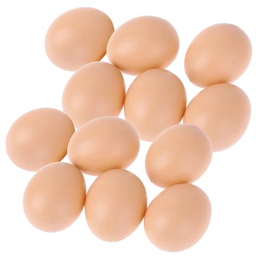 12pcs Eier, realistische Glatte Plastikhähnchen -Eier für DIY -Kunsthandwerk, Party, Wohnkultur, Kinderspielzeug, Küche |.Plastik 12pcs Eier, realistische Glatte Plastikhähnchen -Eier für DIY -Kunsthandwerk, Party, Wohnkultur, Kinderspielzeug, Küche |.Plastik von Pastoralist
