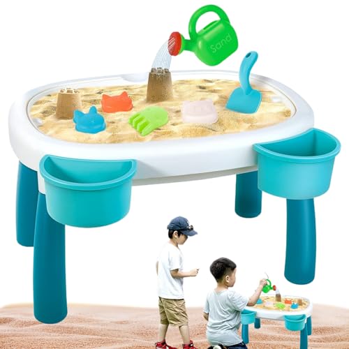 13 PCs/Set Wassertabelle für Kindersicherheit Sand Tisch für 3+ Jahre alte Kleinkind -Wasser Table mit Strandspielzeug für Jungen Mädchen im Freien Aktivität Sensory Play Tisch, Wassertabelle von Pastoralist
