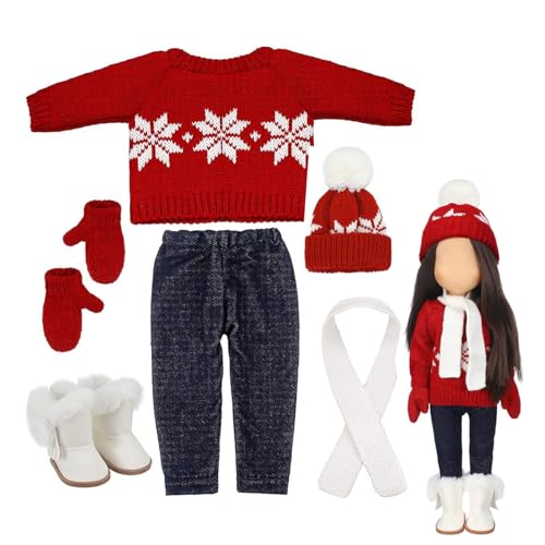 18 Zoll Puppenkleidung niedliche gestrickte amerikanische Puppenkleidung Weihnachten Winter -Outfit mit Schuhen, Pullovern, Hosen, Hut, Handschuhen und Schals für Weihnachtsdekor -Geschenke, Style 1 18 Zoll Puppenkleidung niedliche gestrickte amerikanische Puppenkleidung Weihnachten Winter -Outfit mit Schuhen, Pullovern, Hosen, Hut, Handschuhen und Schals für Weihnachtsdekor -Geschenke, Style 1 von Pastoralist