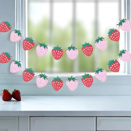 Pastoralist 2pcs Strawberry Girlande, hängendes Erdbeerbanner mit 79 Zoll Pastoralist 2pcs Strawberry Girlande, hängendes Erdbeerbanner mit 79 Zoll von Pastoralist
