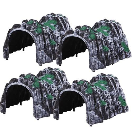 4PCS Railway Train Tunnel, 7 realistische Modell Zuglandschaft Tunnel, Simulation Railway Cave Car, Plastic Mountain Model Accessoires, Geschenke Spielen, Weihnachtsdekorati 4PCS Railway Train Tunnel, 7 realistische Modell Zuglandschaft Tunnel, Simulation Railway Cave Car, Plastic Mountain Model Accessoires, Geschenke Spielen, Weihnachtsdekorati von Pastoralist