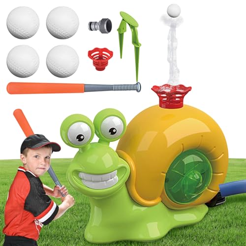 Baseball -Sprinklerspielzeug, süße Schnecke Baseball -Wasserspielzeug mit Ball & Bat, Wasser Splash Baseballspielzeug, Baseball -Wassersprinkler für Garten Yard Rasen von Pastoralist
