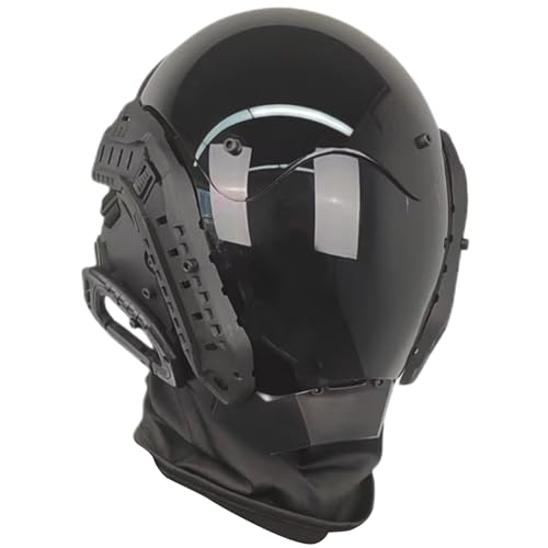 Cyberpunk -Maske, futuristische Cyberpunk -Maskenhelm, Halloween Cyber -Masken für Erwachsene Cosplay -Partyzubehör Cyberpunk -Maske, futuristische Cyberpunk -Maskenhelm, Halloween Cyber -Masken für Erwachsene Cosplay -Partyzubehör von Pastoralist