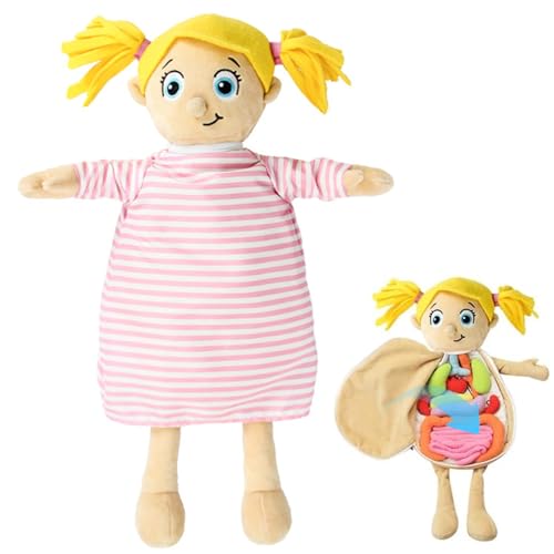 Menschliches Körpermodell für Kinder 13 x 19 entzückende Anatomie -Puppe mit abnehmbaren Orgel -Plüsch -Spielzeugen Interaktives Bildungsspielzeugkörper -Kit für Jungen und Mädchen (Mädchen), Weihnac von Pastoralist