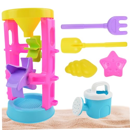 Pastoralist Kleinkind Beach Toys 6PCS/Set Interactive Elternkind Bunte Bauchmuskeln Sandspielzeug Developmental Dicked Smooth Summer Outdoor für Kinder, Weihnachtsdekorationen von Pastoralist