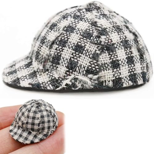 Pastoralist Miniaturhüte, 1x1 Zoll 1:12 Maßnahmen realistische Puppenhüte mit schwarz -weißer Plaid, stilvolle dekorative Mini -Puppenhauszubehör für DIY Dollhouse Accessoires, Weihnachtsdekorationen Pastoralist Miniaturhüte, 1x1 Zoll 1:12 Maßnahmen realistische Puppenhüte mit schwarz -weißer Plaid, stilvolle dekorative Mini -Puppenhauszubehör für DIY Dollhouse Accessoires, Weihnachtsdekorationen von Pastoralist
