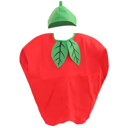 Pastoralist Obst Gemüse Kostüme Anzüge, Obstkostüme für Kinder, realistische Kinder verkleiden sich mit exquisiten Drucken, loser Ausschnittpartykleid mit Kapuze für Jungen und Mädchen Pastoralist Obst Gemüse Kostüme Anzüge, Obstkostüme für Kinder, realistische Kinder verkleiden sich mit exquisiten Drucken, loser Ausschnittpartykleid mit Kapuze für Jungen und Mädchen von Pastoralist