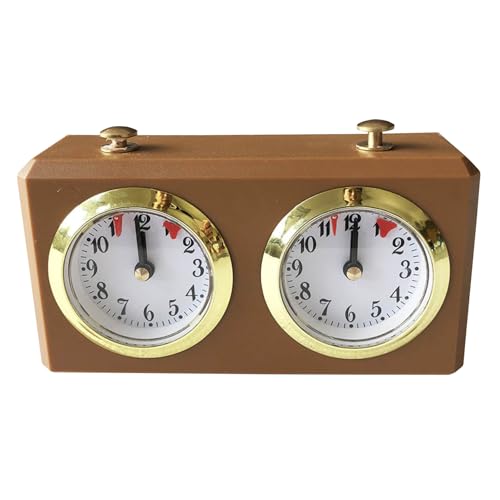 Pastoralist Schachtimeruhr, Schachuhr, professioneller mechanischer Timer mit Timing -Start -Taste, 6x4x2 Analoget tragbar für Board International Pastoralist Schachtimeruhr, Schachuhr, professioneller mechanischer Timer mit Timing -Start -Taste, 6x4x2 Analoget tragbar für Board International von Pastoralist