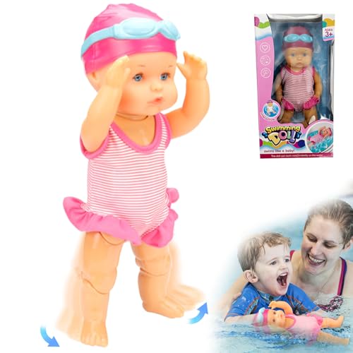 Schwimmende Babypuppe mit beweglichem Gelenk, batteriebetriebene Brustschwimmpuppe mit abnehmbarem Anzug, niedliche, realistische, wasserdichte Babypuppe für Pool-Badewanne, keine Batterie Schwimmende Babypuppe mit beweglichem Gelenk, batteriebetriebene Brustschwimmpuppe mit abnehmbarem Anzug, niedliche, realistische, wasserdichte Babypuppe für Pool-Badewanne, keine Batterie von Pastoralist