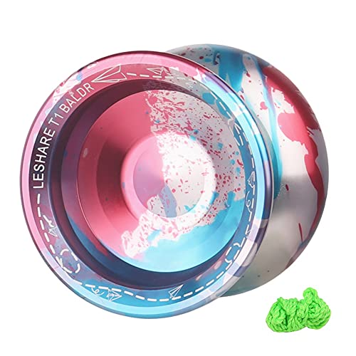 Pasyauer T1 Unresponsive Yoyo Wettkampf Yo-Yo, Legierungs Yo Yo für AnfäNger, Einfache ÜBungstricks, mit Saiten, 4 Pasyauer T1 Unresponsive Yoyo Wettkampf Yo-Yo, Legierungs Yo Yo für AnfäNger, Einfache ÜBungstricks, mit Saiten, 4 von Pasyauer