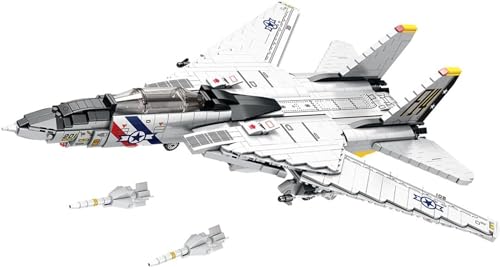 Dassault Rafale Kämpfer Bausteine Set, Kampfflugzeuge Flugzeugbausteine Spielzeug, 2099 Stück Kämpfer Display Modell, Bausteinflugzeugspielzeug für Kinder und Erwachsene (88018) von Pasyru